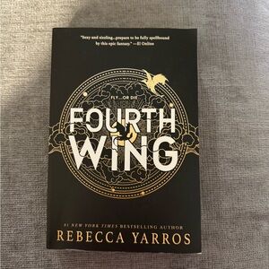 Fourth Wing paperback Book